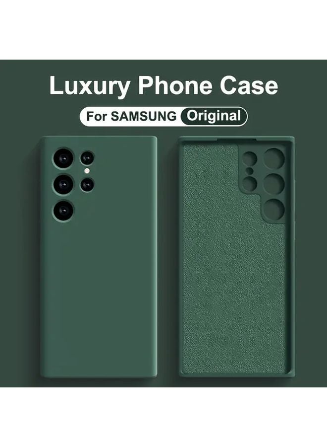 Light Purple Phone Case Compatible With Samsung Galaxy S24 Ultra Soft Shell Drop Protection - Image 1